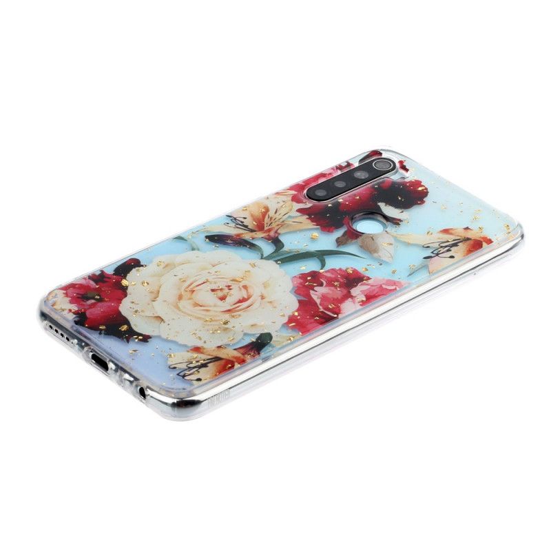 Coque Xiaomi Redmi Note 8 Transparente Superbes Bouquets