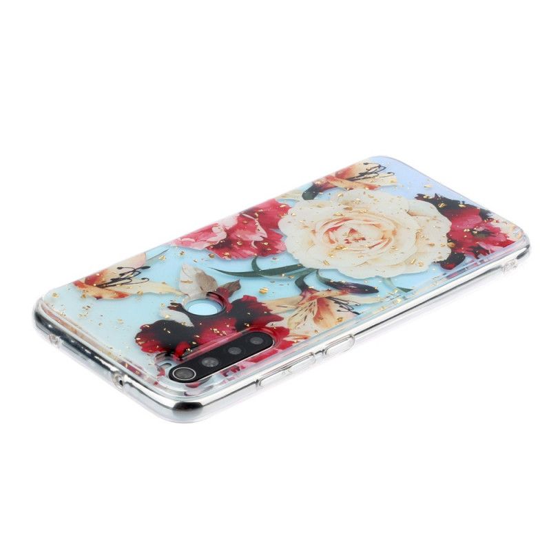 Coque Xiaomi Redmi Note 8 Transparente Superbes Bouquets