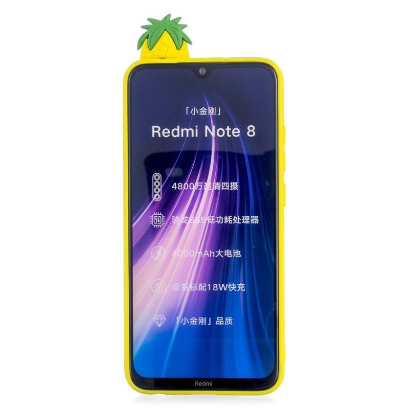 Coque Xiaomi Redmi Note 8t 3d Ananas