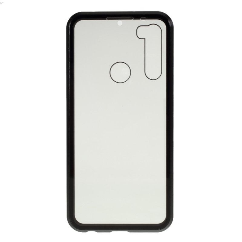 Coque Xiaomi Redmi Note 8t Avant Et Arrière Verre Trempé Et Métal