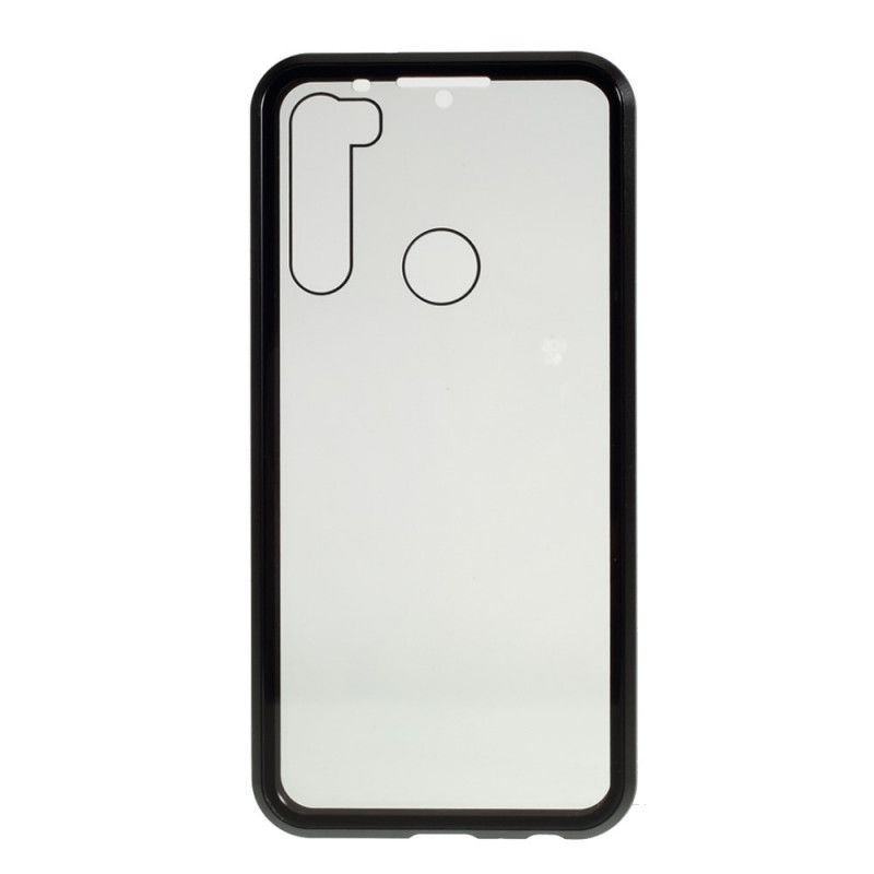 Coque Xiaomi Redmi Note 8t Avant Et Arrière Verre Trempé Et Métal