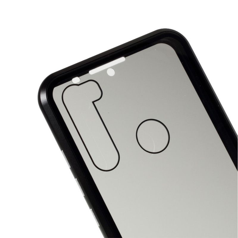 Coque Xiaomi Redmi Note 8t Avant Et Arrière Verre Trempé Et Métal