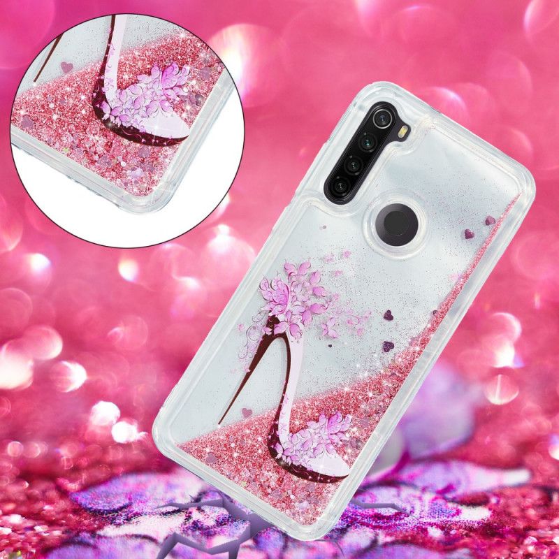 Coque Xiaomi Redmi Note 8t Escarpin Paillettes