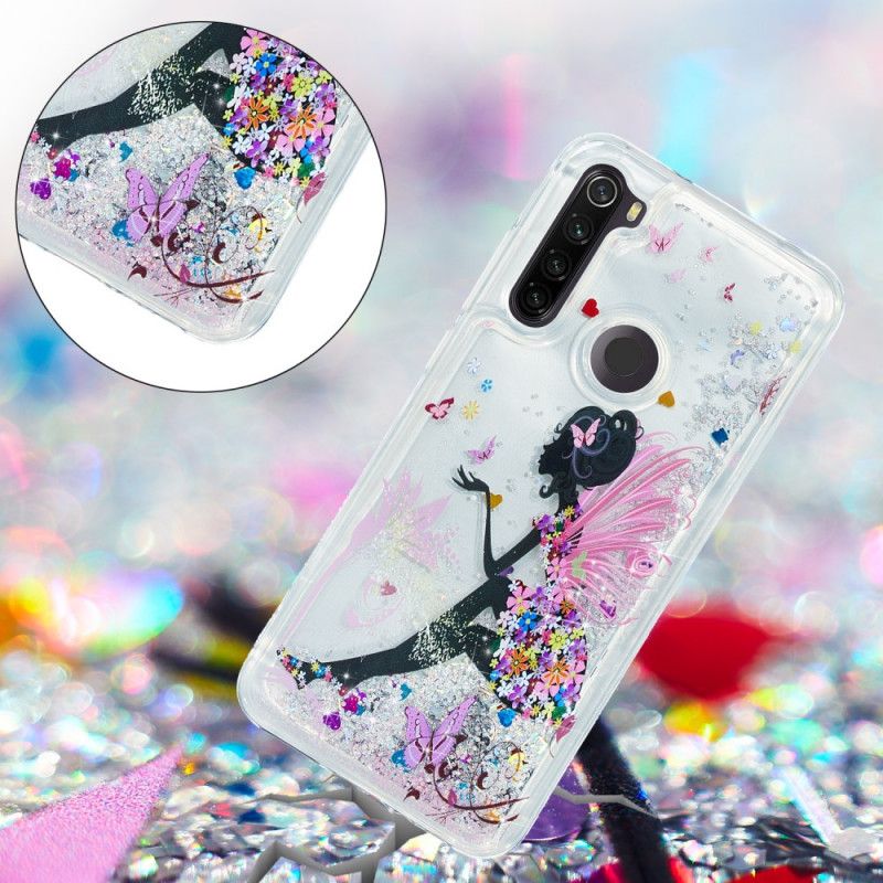 Coque Xiaomi Redmi Note 8t Fée Paillettes