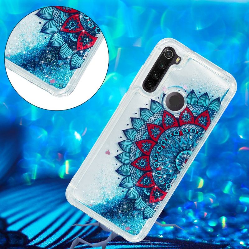 Coque Xiaomi Redmi Note 8t Mandala Paillettes