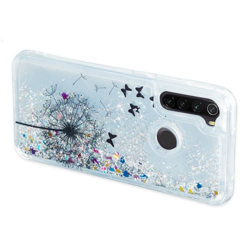 Coque Xiaomi Redmi Note 8t Pissenlits Paillettes