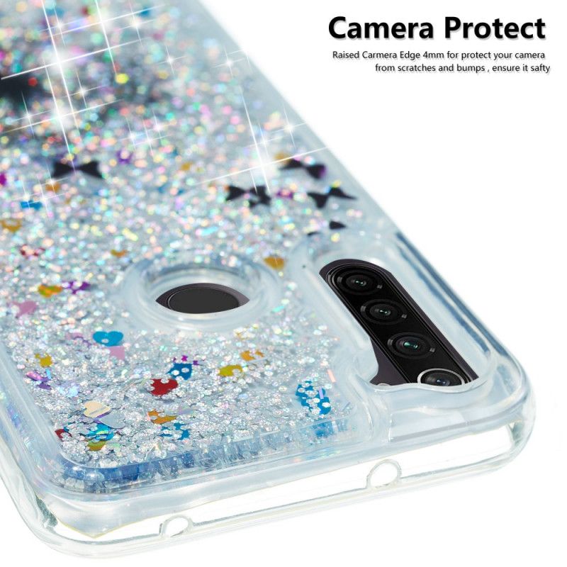 Coque Xiaomi Redmi Note 8t Pissenlits Paillettes