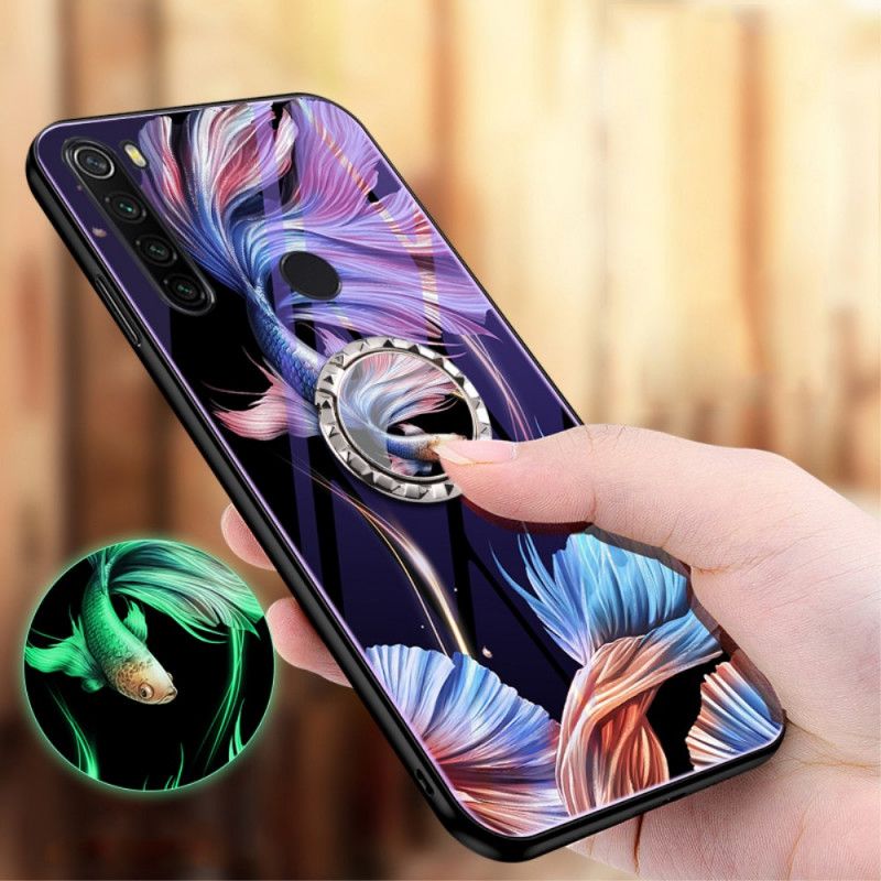 Coque Xiaomi Redmi Note 8t Verre Trempé Avec Motif Fluorescent