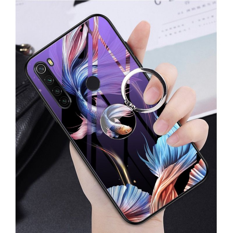 Coque Xiaomi Redmi Note 8t Verre Trempé Avec Motif Fluorescent