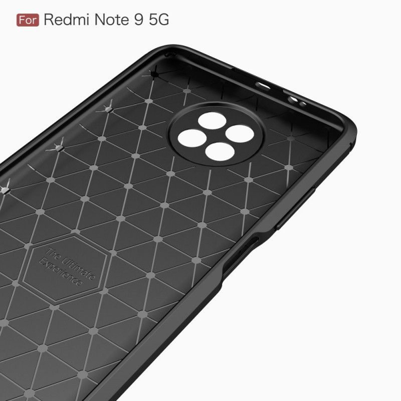 Coque Xiaomi Redmi Note 9 5g / Note 9t 5g Fibre Carbone Brossée