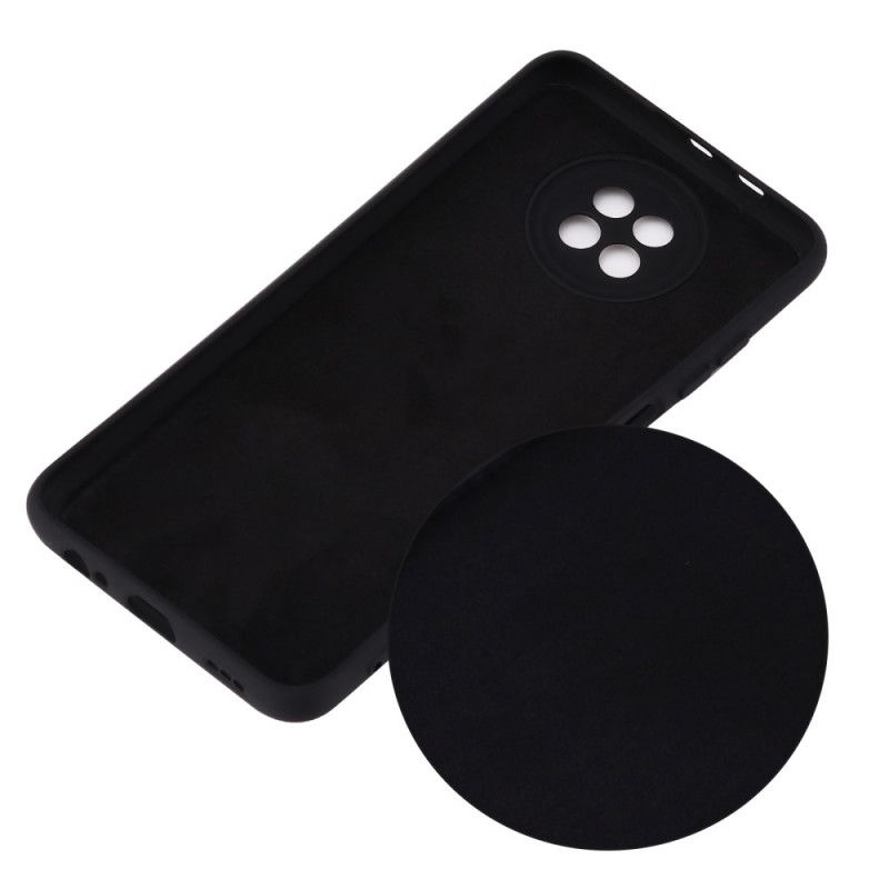 Coque Xiaomi Redmi Note 9 5g / Note 9t 5g Silicone Liquide Et Lanière