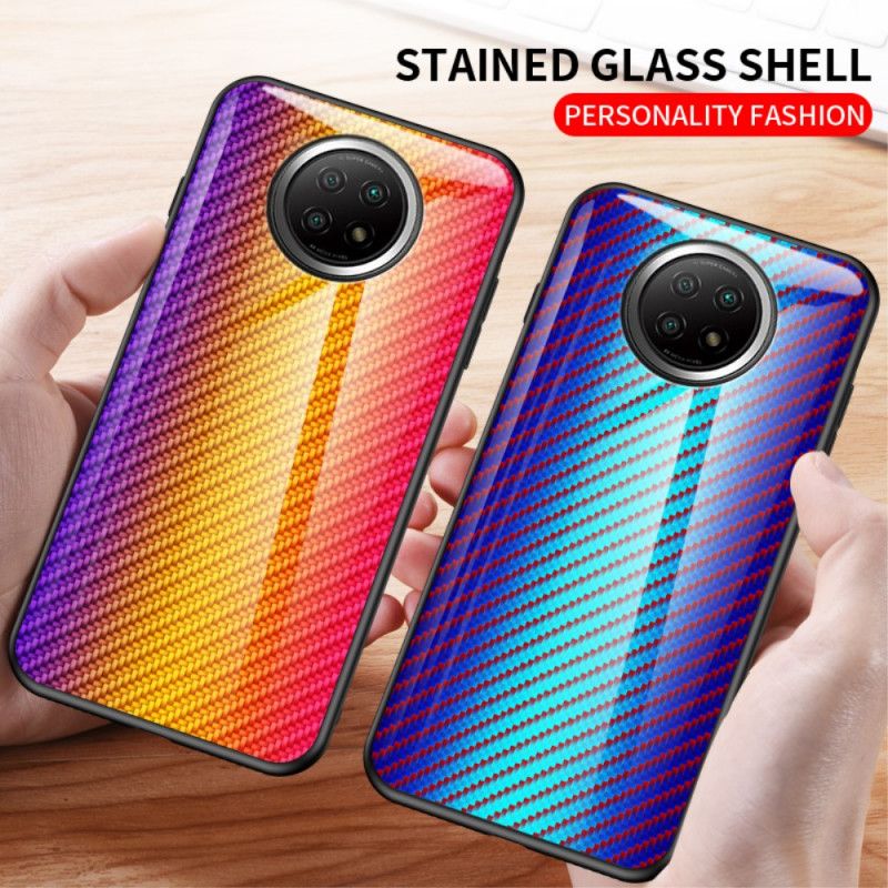 Coque Xiaomi Redmi Note 9 5g / Note 9t 5g Verre Trempé Fibre Carbone