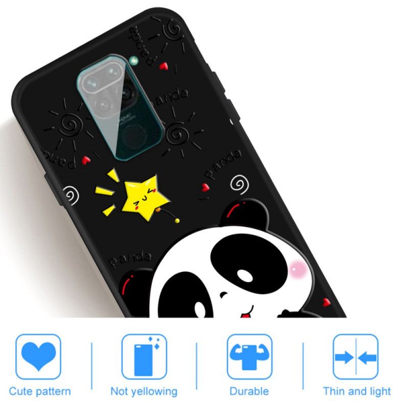 Coque Xiaomi Redmi Note 9 Étoile Panda