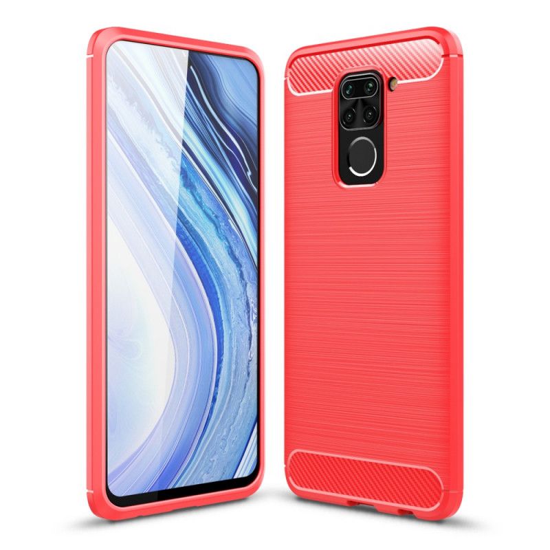 Coque Xiaomi Redmi Note 9 Fibre Carbone Brossée