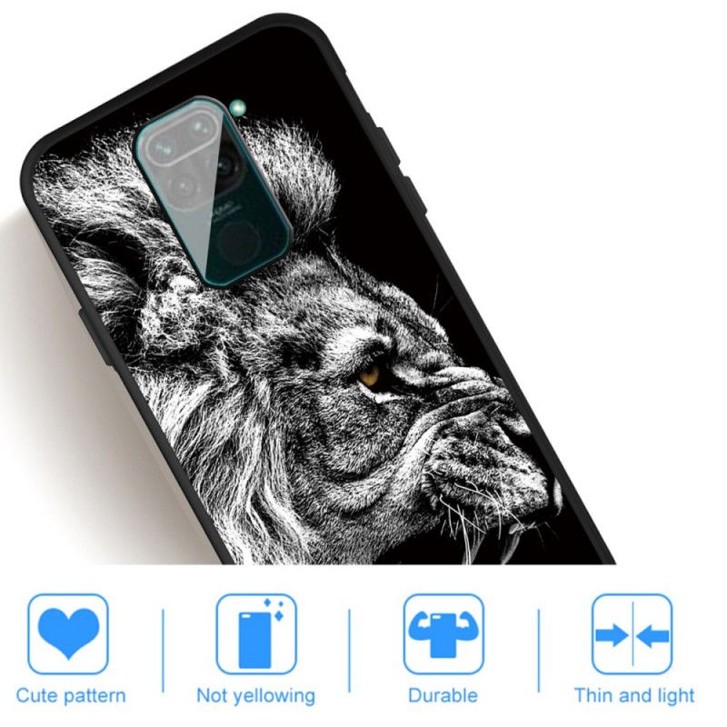 Coque Xiaomi Redmi Note 9 Lion Féroce