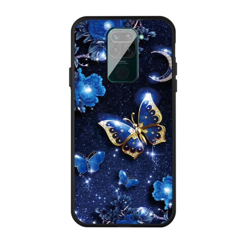 Coque Xiaomi Redmi Note 9 Papillon D'or