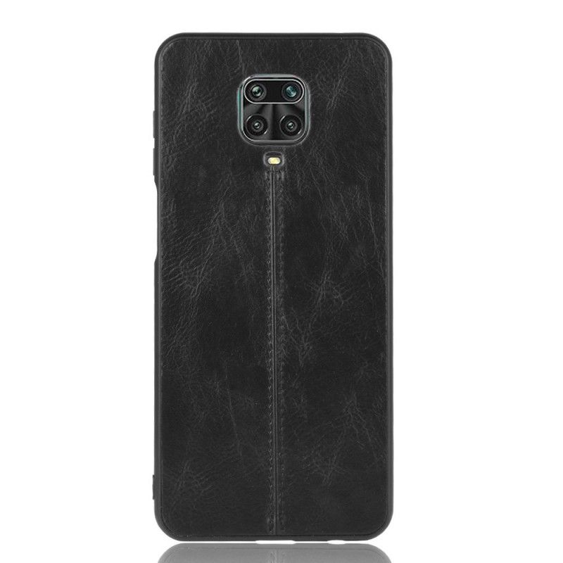 Coque Xiaomi Redmi Note 9s / Redmi Note 9 Pro Effet Cuir Couture