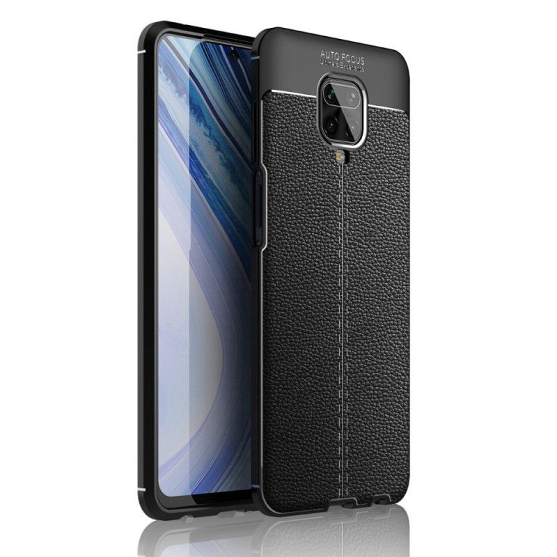 Coque Xiaomi Redmi Note 9s / Redmi Note 9 Pro Effet Cuir Litchi