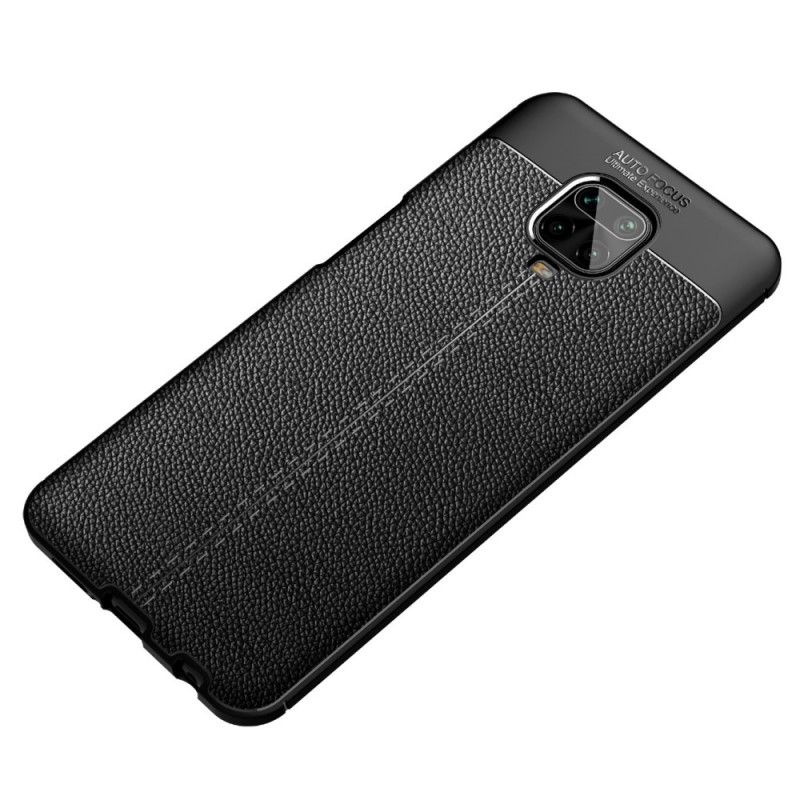 Coque Xiaomi Redmi Note 9s / Redmi Note 9 Pro Effet Cuir Litchi