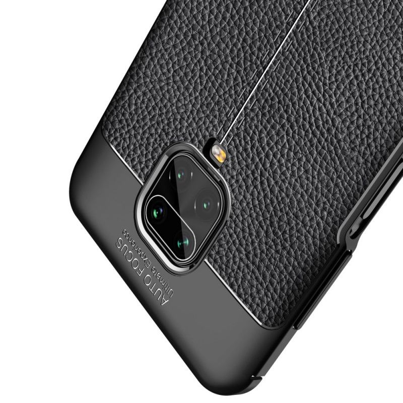 Coque Xiaomi Redmi Note 9s / Redmi Note 9 Pro Effet Cuir Litchi