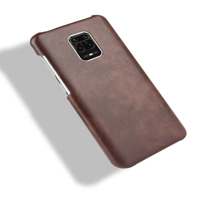 Coque Xiaomi Redmi Note 9s / Redmi Note 9 Pro Effet Cuir Litchi