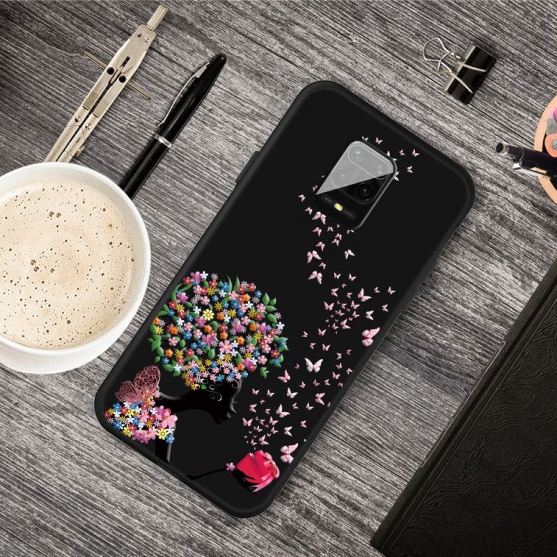 Coque Xiaomi Redmi Note 9s / Redmi Note 9 Pro Femme À La Tête Fleurie