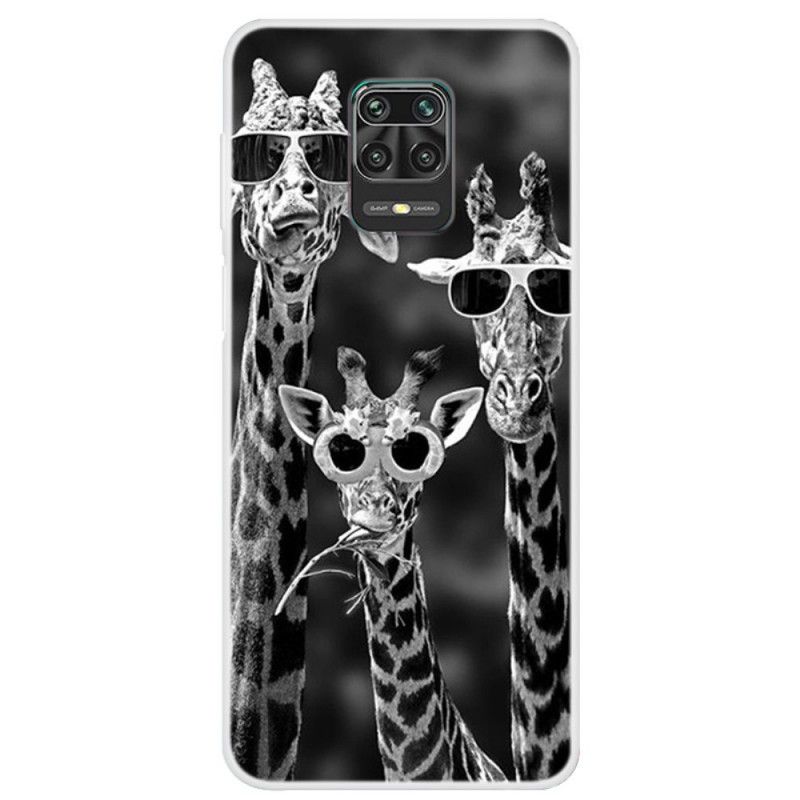 Coque Xiaomi Redmi Note 9s / Redmi Note 9 Pro Girafes À Lunettes