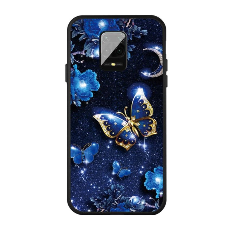 Coque Xiaomi Redmi Note 9s / Redim Note 9 Pro Papillon D'or