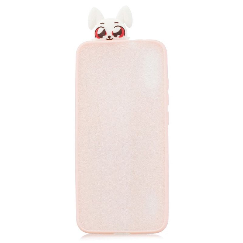 Coque Xioami Mi 9 Lite 3d Lapin Blanc