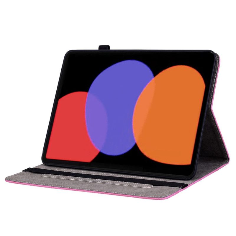 Étui Xiaomi Pad 6 / 6 Pro Effet Cuir Roses