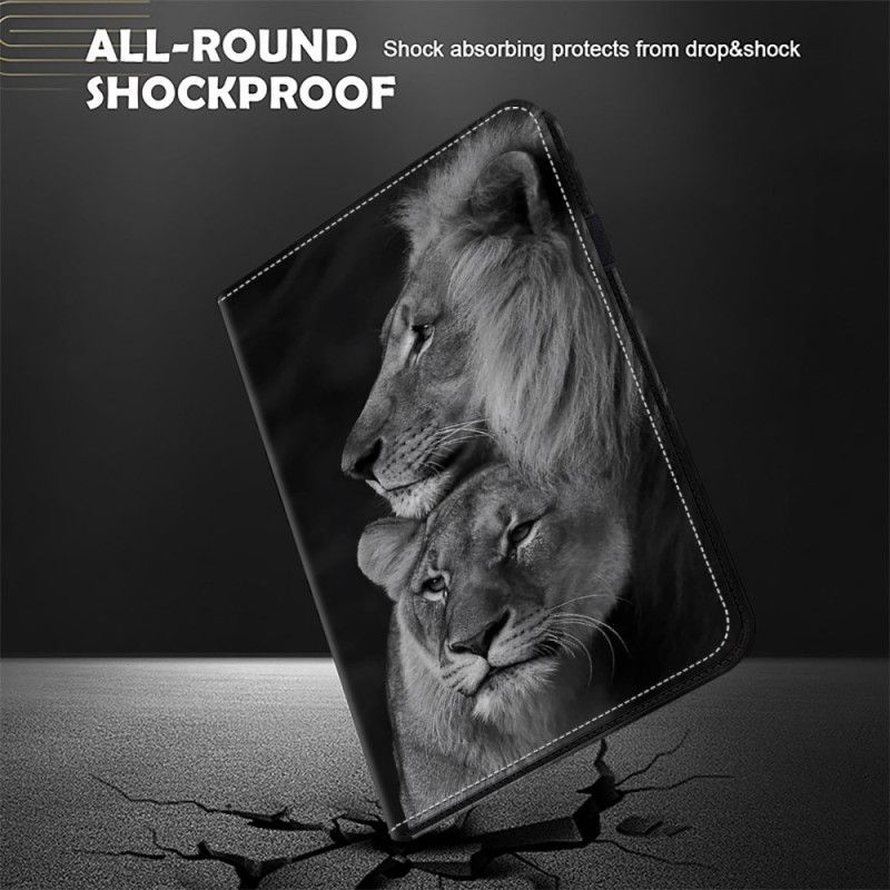 Étui Xiaomi Pad 7 / 7 Pro Couple de Lions