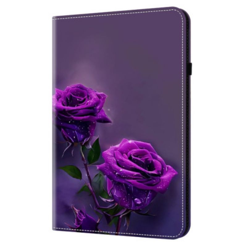 Étui Xiaomi Pad 7 / 7 Pro Roses Violettes