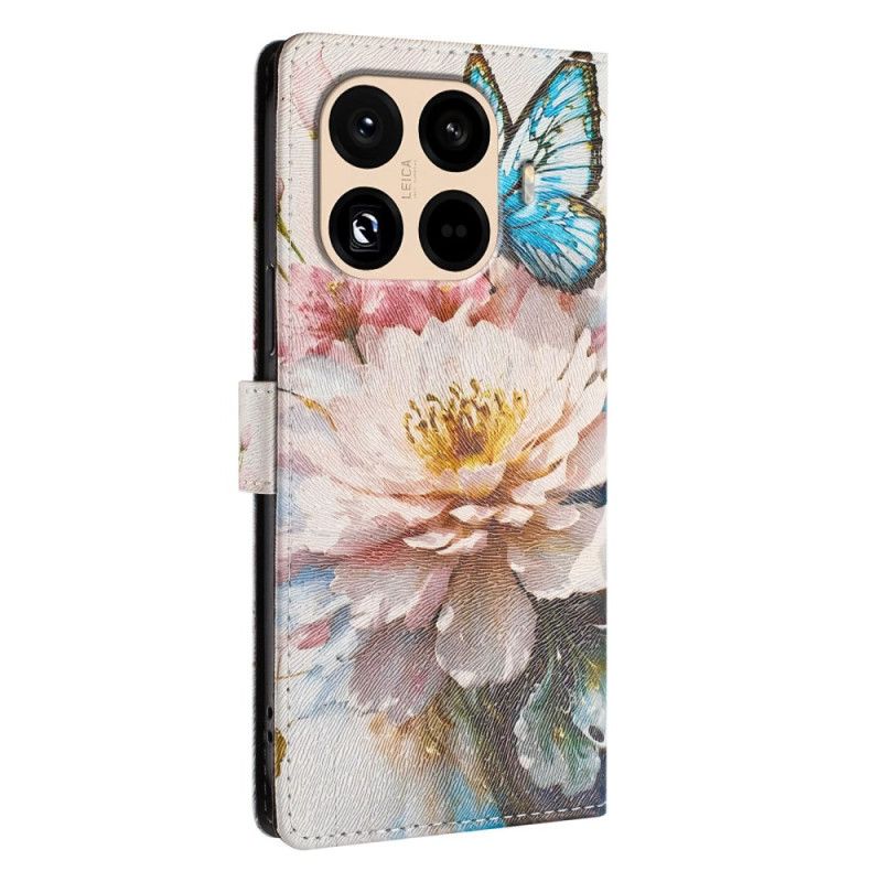 FleurHousse Xiaomi 15T Pro Fleur et Papillon