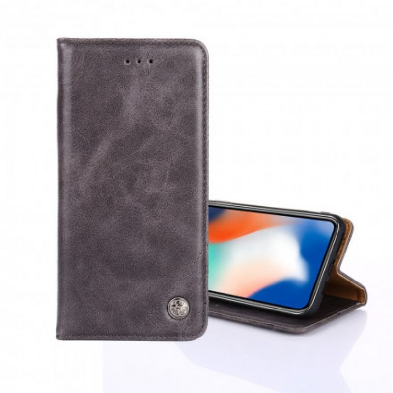 Flip Cover Pour Xiaomi Mi 11i 5G / Poco F3 Style Cuir Rivet