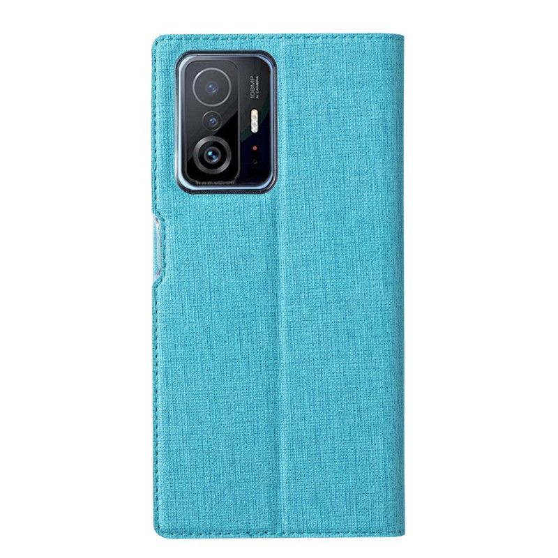 Flip Cover Pour Xiaomi Mi 11T / 11T Pro Texturée Vili Dmx