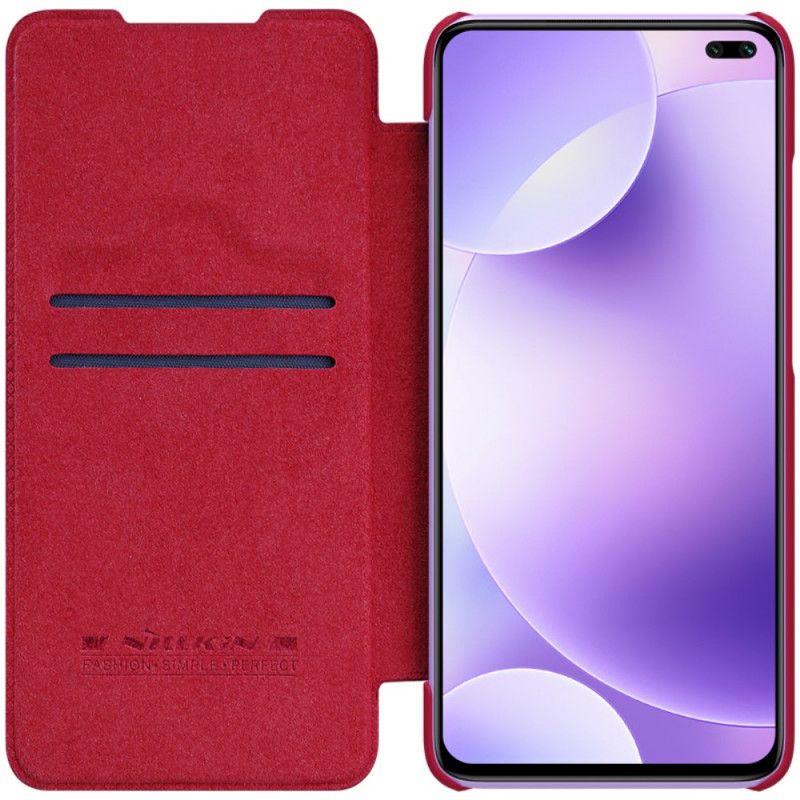 Flip Cover Pour Xiaomi Redmi K30 Nillkin Qin Series