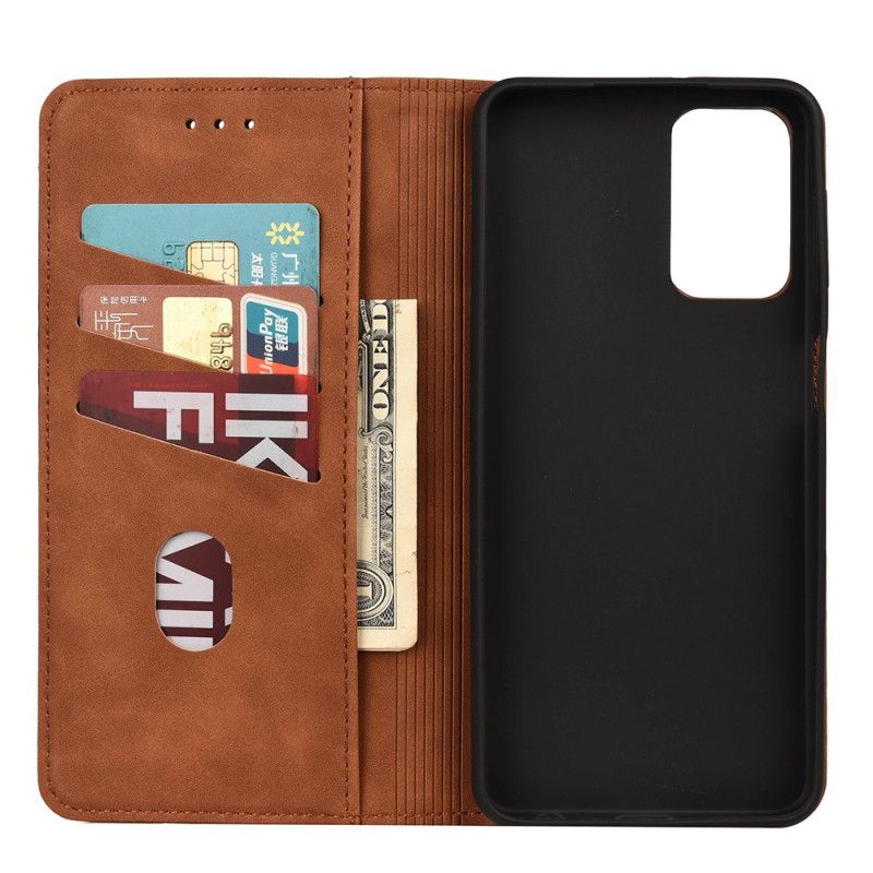 Flip Cover Pour Xiaomi Redmi Note 11 / Poco M4 Pro 5G Effet Cuir Business Bicolore