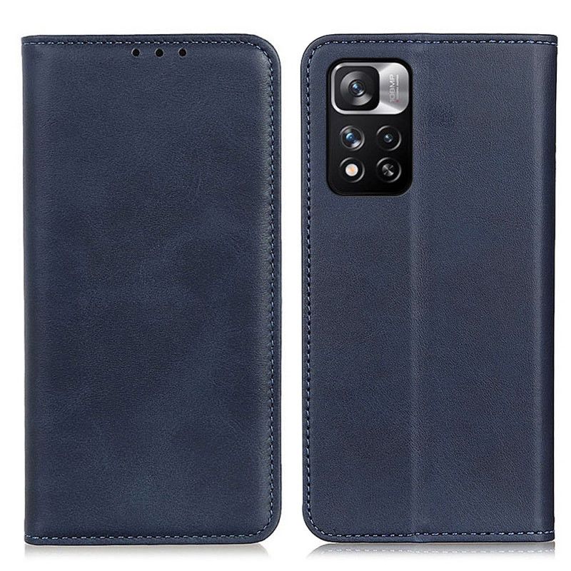 Flip Cover Pour Xiaomi Redmi Note 11 Pro / Note 11 Pro Plus Cuir Fendu