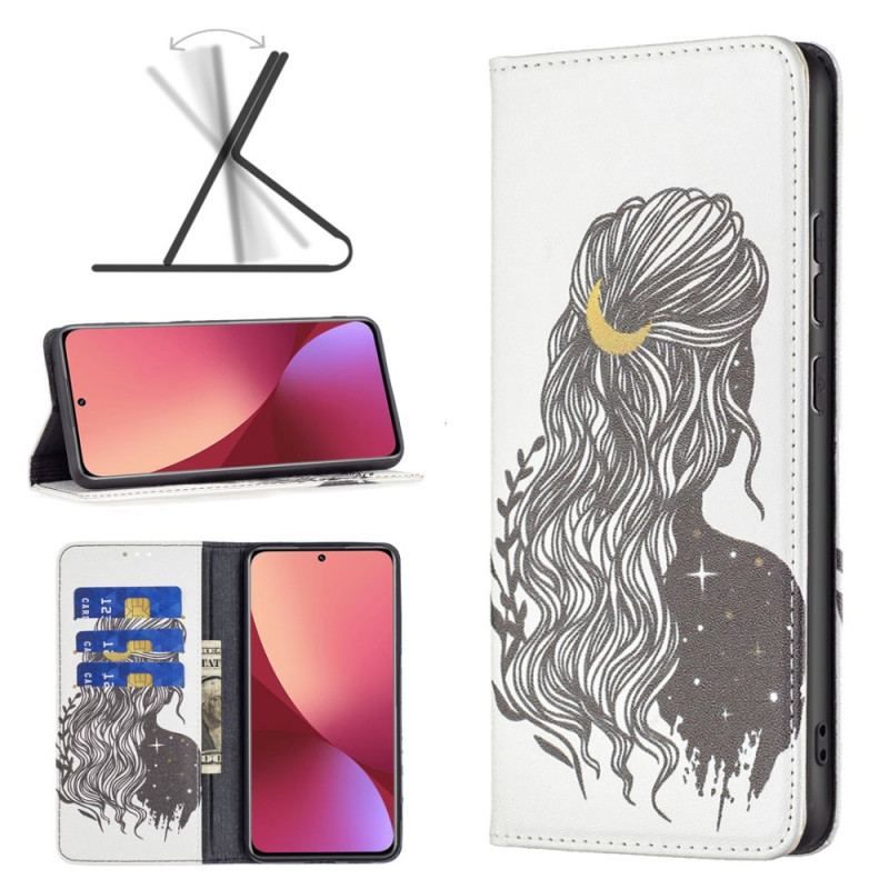 Flip Cover  Xiaomi 12 / 12X  Jolie Chevelure