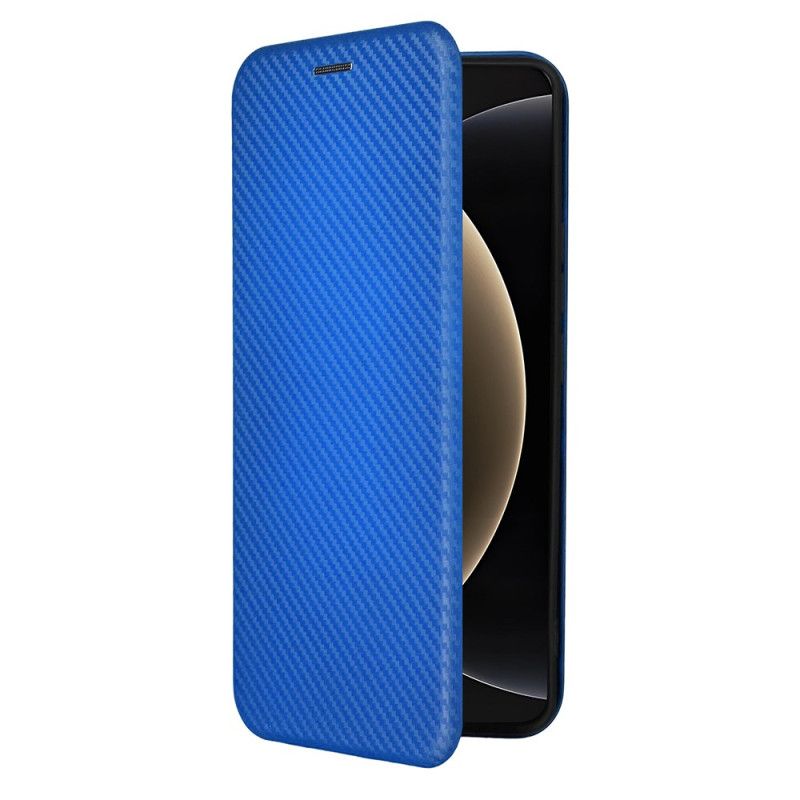 Flip Cover Xiaomi 15 Ultra Fibre Carbone Brossée