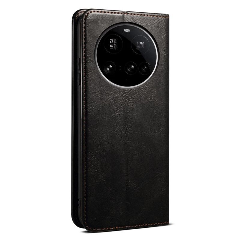 Flip Cover Xiaomi 15 Ultra Simili Cuir Ciré