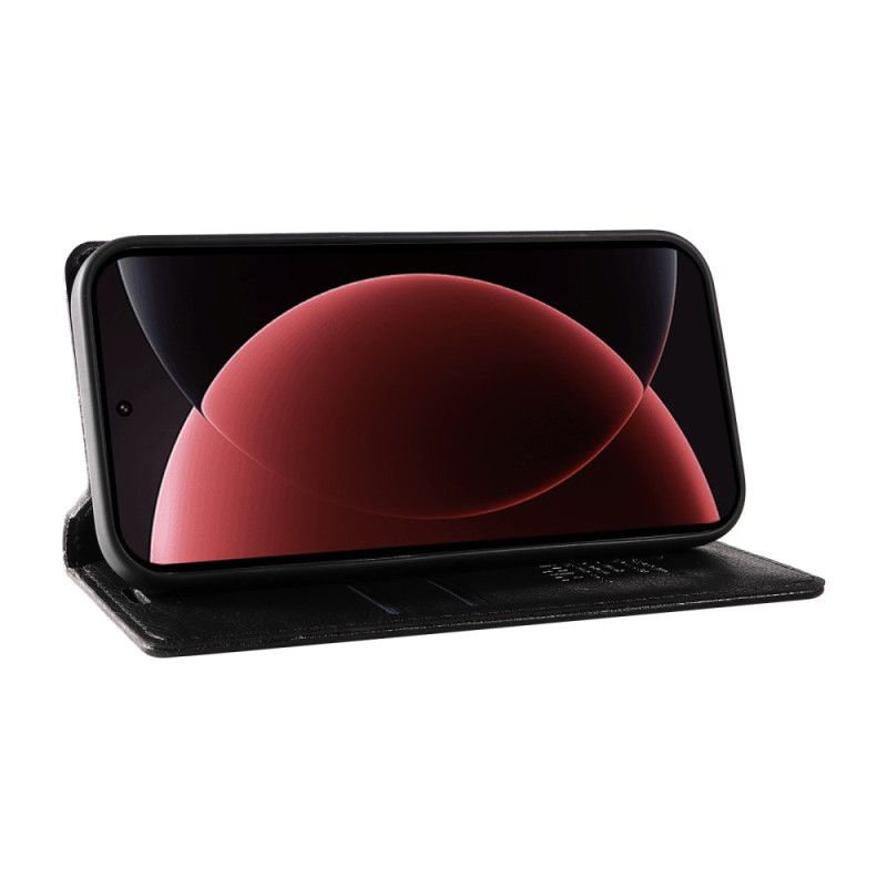 Flip Cover Xiaomi 15 Ultra Simili Cuir Litchi YIKATU