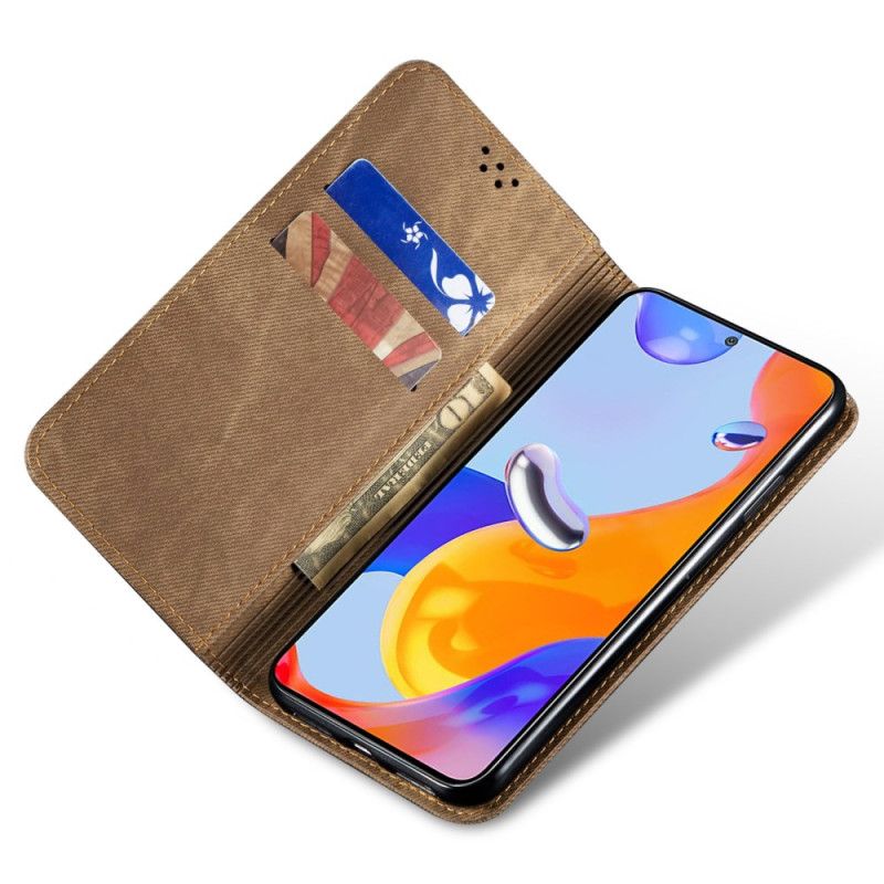 Flip Cover Xiaomi 15 Ultra Tissu Jeans