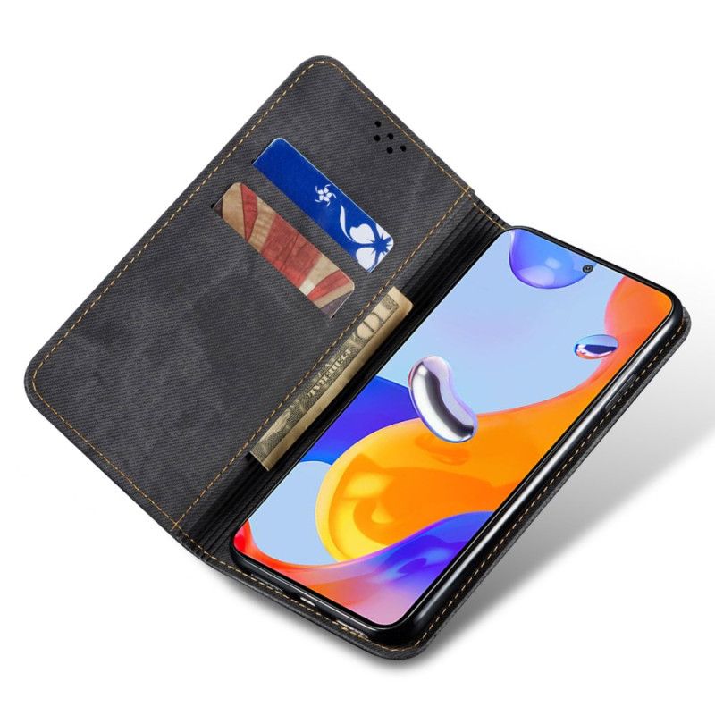 Flip Cover Xiaomi 15 Ultra Tissu Jeans