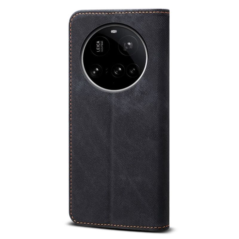 Flip Cover Xiaomi 15 Ultra Tissu Jeans