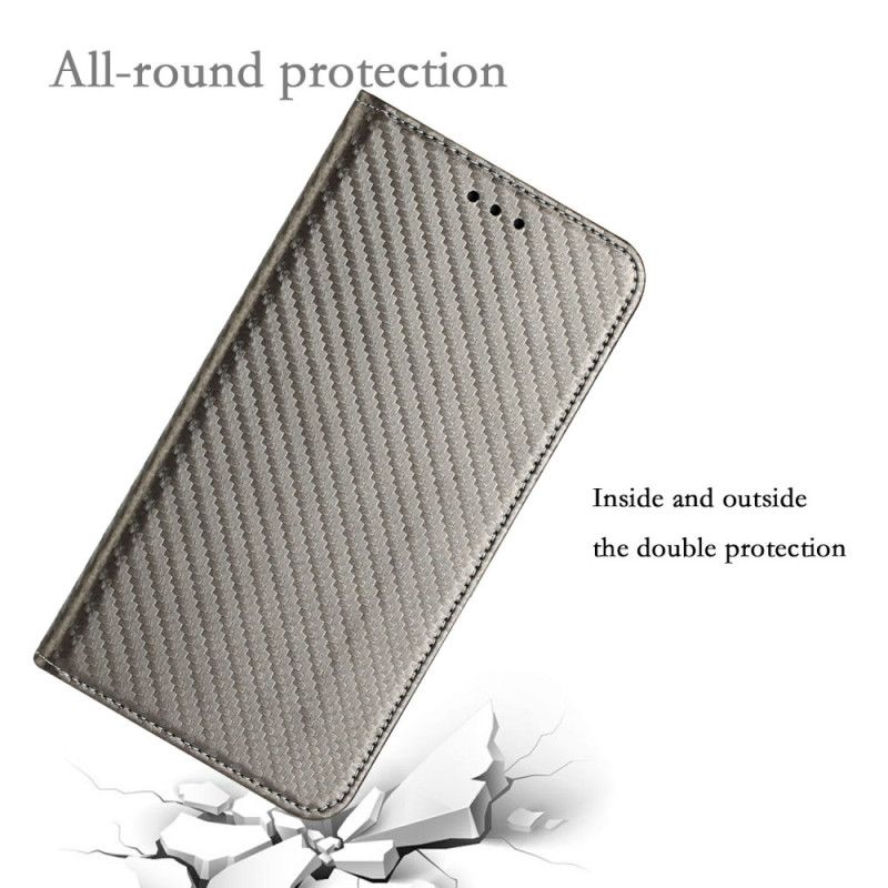 Flip Cover Xiaomi 15T Fibre Carbone