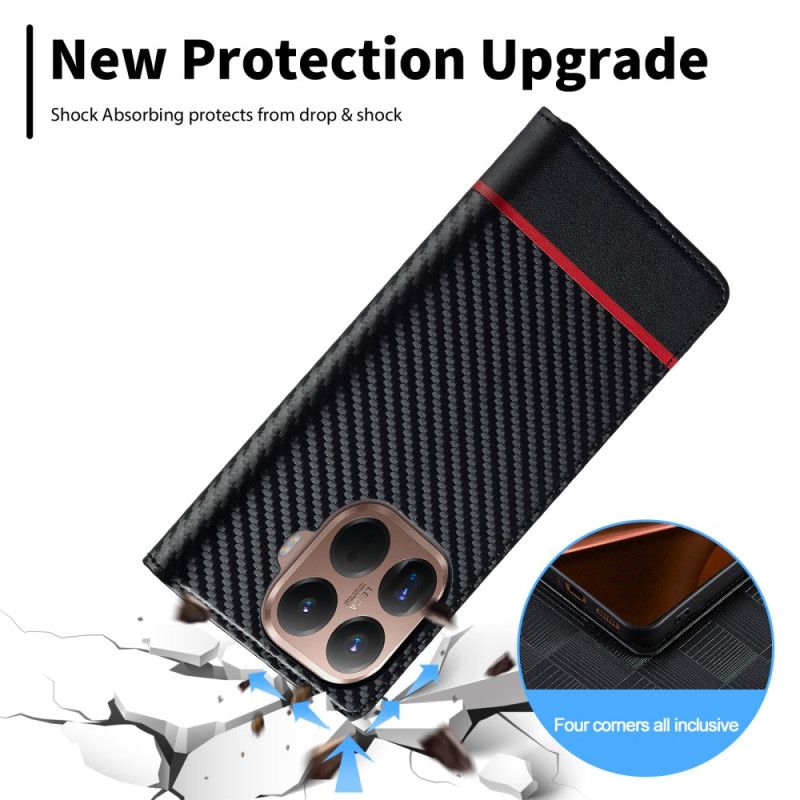 Flip Cover Xiaomi 15T Pro Fibre Carbone