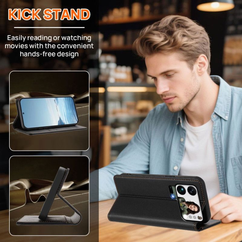 Flip Cover Xiaomi 17 Pro Max Fermeture Magnétique et Protection RFID