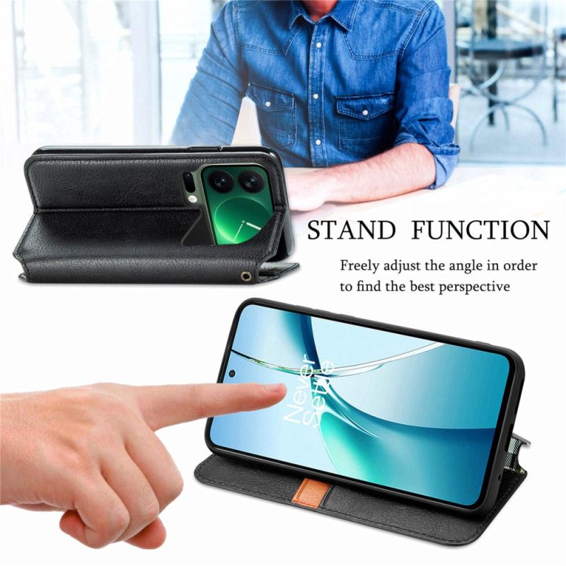 Flip Cover Xiaomi 17 Pro Vintage Motif Losanges