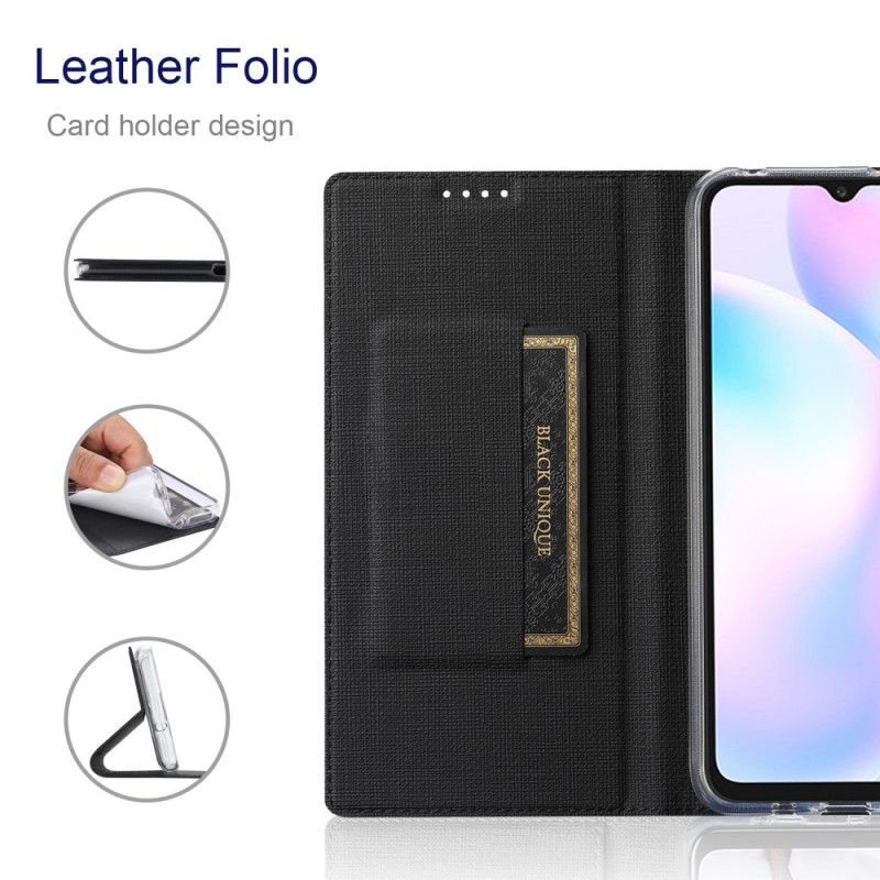 Flip Cover Xiaomi Mi 10 Lite 5g / Redmi Note 9 Pro 5g Texturée Vili Dmx